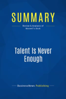 Summary__Talent_Is_Never_Enough