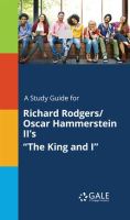 A_Study_Guide_for_Richard_Rodgers_Oscar_Hammerstein_II_s__The_King_and_I_